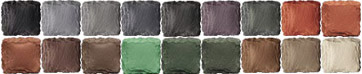 Tapco Slate Swatch Colours